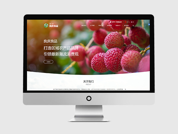 南寧市良慶區良品農業發(fā)展有限公司網站案例